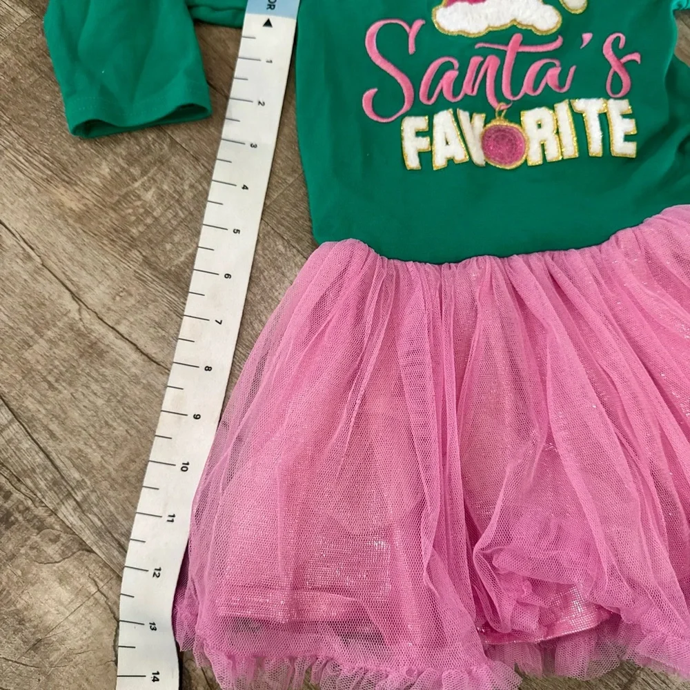 Counting Daisies Toddler Holiday‎ “Santa’s Favorite” Tutu Set – Size 2T